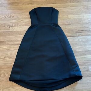 Elegant Black Strapless Dress
